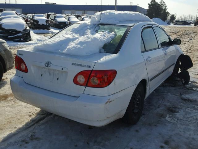 2T1BR32E26C689823 - 2006 TOYOTA COROLLA CE WHITE photo 4