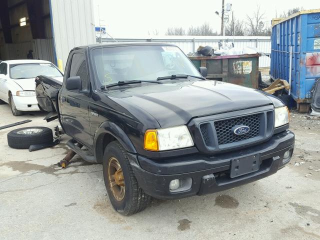 1FTYR10U14PA41400 - 2004 FORD RANGER BLACK photo 1