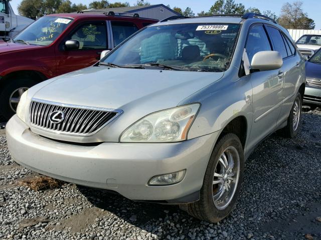 JTJGA31U840026203 - 2004 LEXUS RX 330 TEAL photo 2