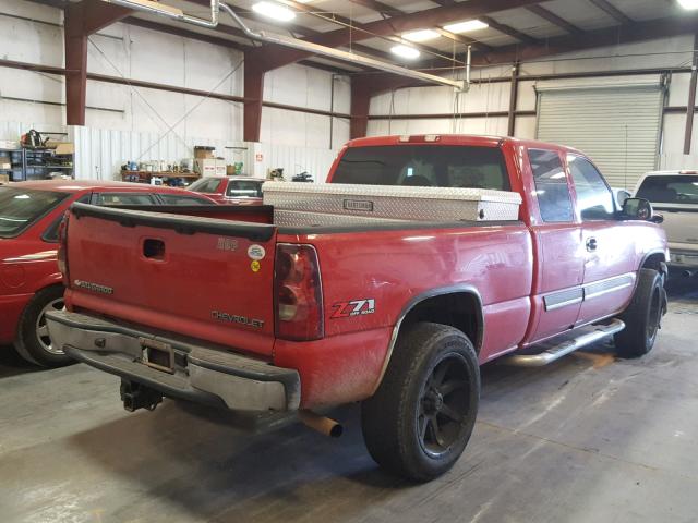 2GCEK19T731167239 - 2003 CHEVROLET SILVERADO RED photo 4