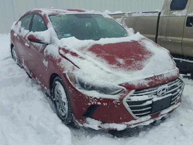 5NPD74LFXHH105230 - 2017 HYUNDAI ELANTRA SE RED photo 1