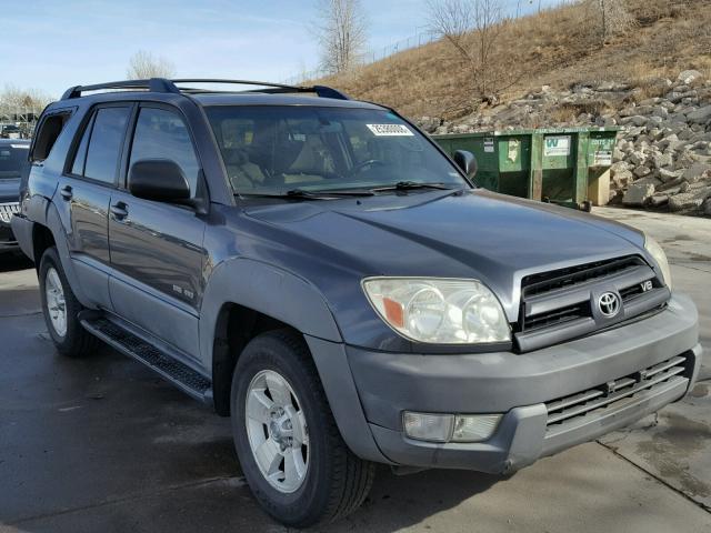 JTEBT14R930008029 - 2003 TOYOTA 4RUNNER SR SILVER photo 1