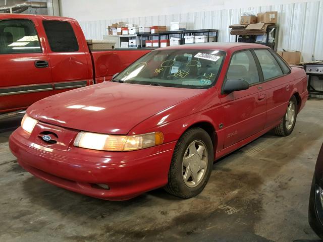 1FALP54P9SA210161 - 1995 FORD TAURUS SHO RED photo 2