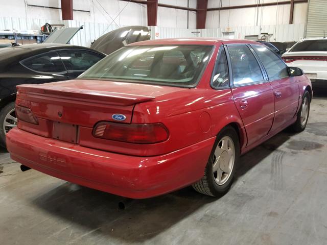 1FALP54P9SA210161 - 1995 FORD TAURUS SHO RED photo 4