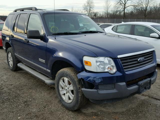 1FMEU72E86UA51223 - 2006 FORD EXPLORER X BLUE photo 1