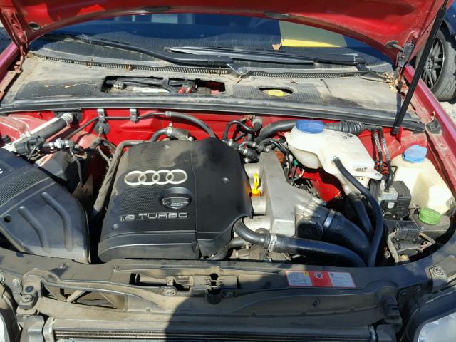 WAULC68E12A260392 - 2002 AUDI A4 1.8T QU RED photo 7