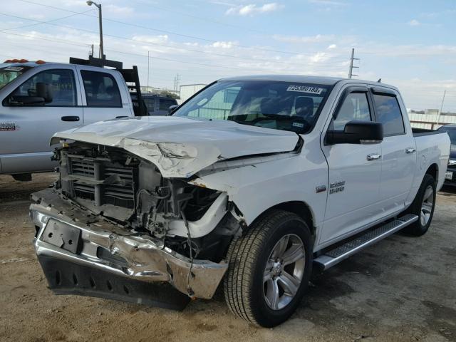 1C6RR6LT3ES458883 - 2014 RAM 1500 SLT WHITE photo 2