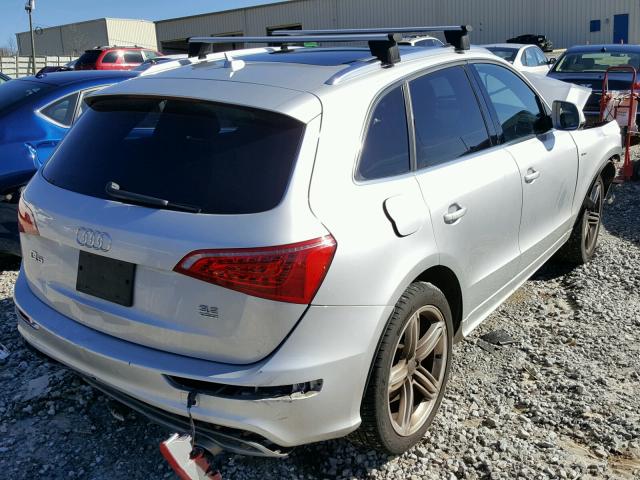 WA1WKAFP2BA023981 - 2011 AUDI Q5 PRESTIG SILVER photo 4