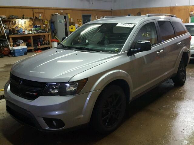 3C4PDDEG0GT150817 - 2016 DODGE JOURNEY R/ SILVER photo 2