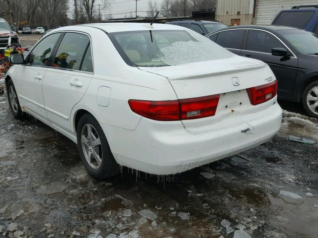 JHMCN36545C017374 - 2005 HONDA ACCORD HYB WHITE photo 3