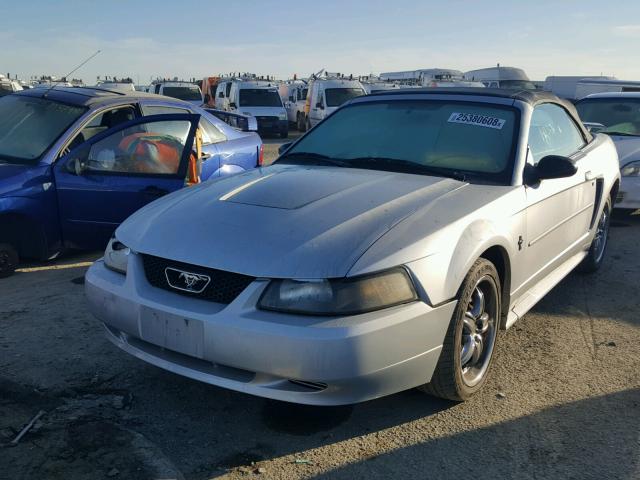 1FAFP44493F377816 - 2003 FORD MUSTANG SILVER photo 2