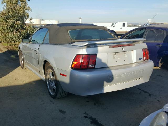 1FAFP44493F377816 - 2003 FORD MUSTANG SILVER photo 3