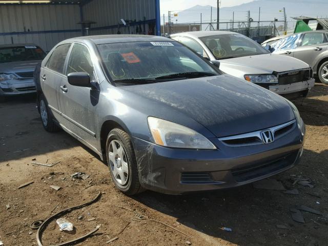 1HGCM56426A130682 - 2006 HONDA ACCORD LX GRAY photo 1