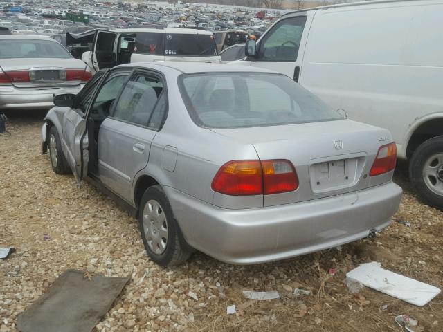 2HGEJ6616YH529046 - 2000 HONDA CIVIC BASE SILVER photo 3