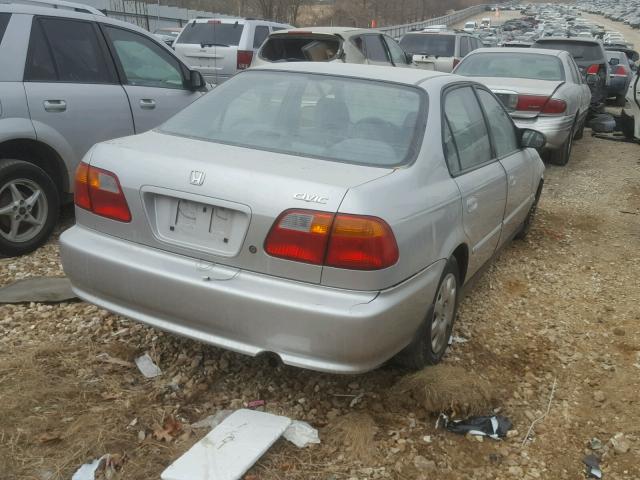 2HGEJ6616YH529046 - 2000 HONDA CIVIC BASE SILVER photo 4