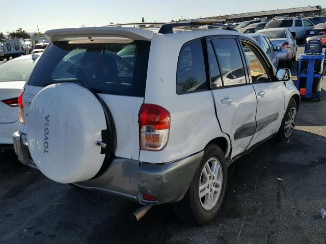 JTEGH20V110008300 - 2001 TOYOTA RAV4 WHITE photo 4