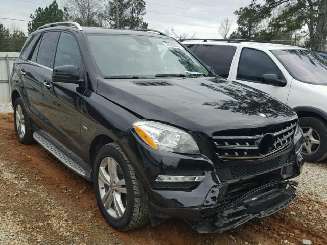 4JGDA5HBXCA073226 - 2012 MERCEDES-BENZ ML 350 4MA BLACK photo 1