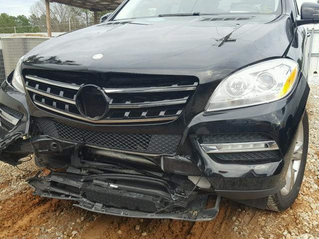 4JGDA5HBXCA073226 - 2012 MERCEDES-BENZ ML 350 4MA BLACK photo 9