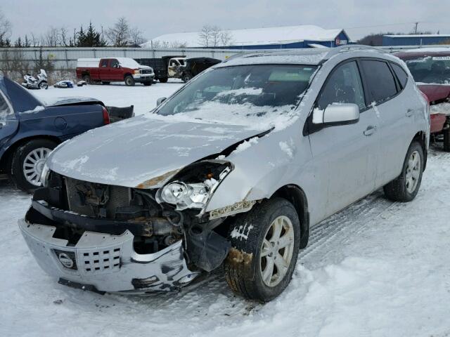 JN8AS58V19W436107 - 2009 NISSAN ROGUE S SILVER photo 2