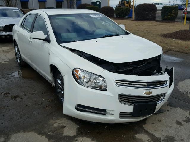 1G1ZH57B384213106 - 2008 CHEVROLET MALIBU 1LT WHITE photo 1