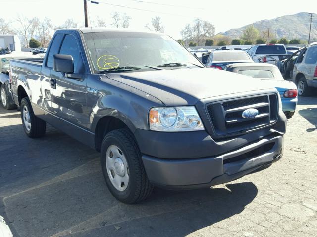 1FTRF12228KC59132 - 2008 FORD F150 GRAY photo 1