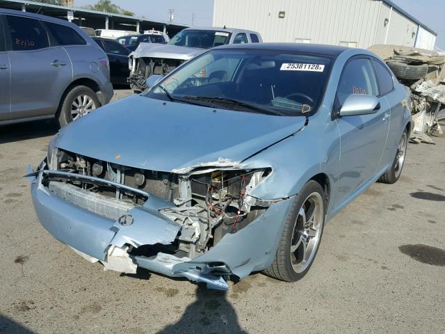 JTKDE167370154587 - 2007 TOYOTA SCION TC BLUE photo 2