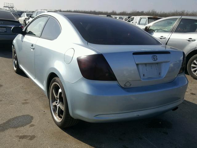 JTKDE167370154587 - 2007 TOYOTA SCION TC BLUE photo 3