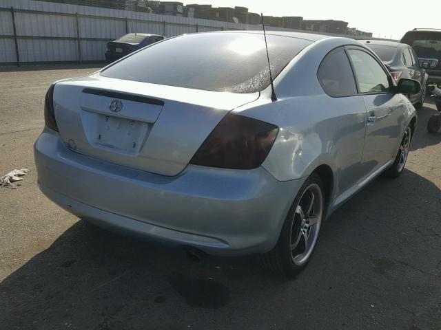 JTKDE167370154587 - 2007 TOYOTA SCION TC BLUE photo 4