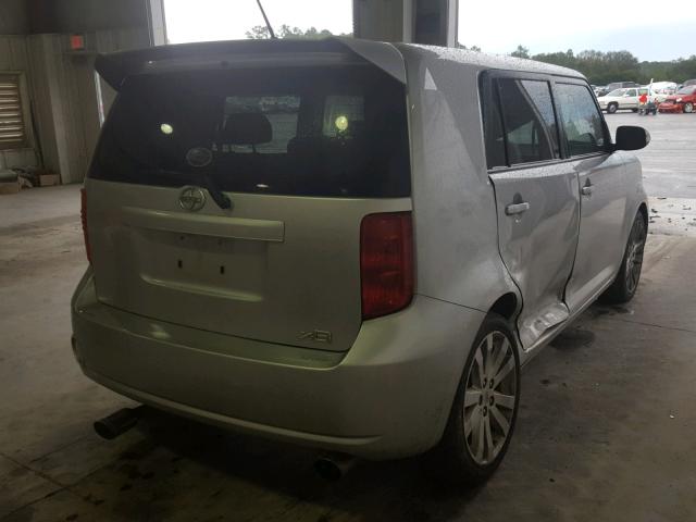JTLKE50E891064852 - 2009 TOYOTA SCION XB 银色 照片 4