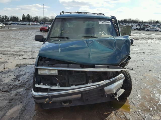 3GNEK18K8SG117357 - 1995 CHEVROLET TAHOE K150 GREEN photo 10