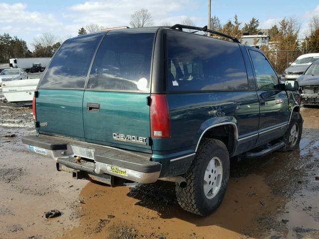 3GNEK18K8SG117357 - 1995 CHEVROLET TAHOE K150 GREEN photo 4