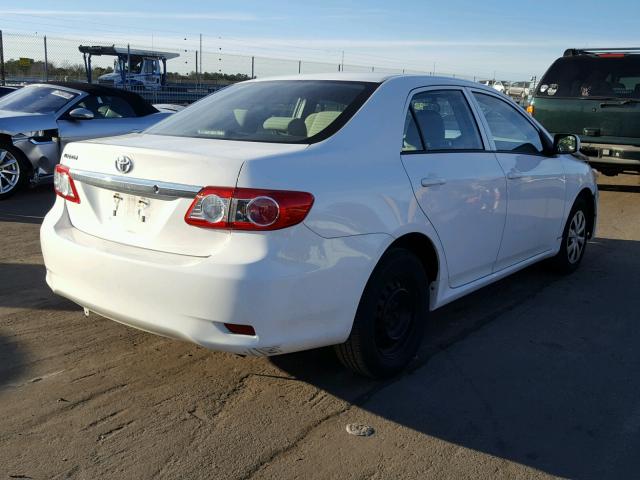 5YFBU4EE9CP022145 - 2012 TOYOTA COROLLA BA WHITE photo 4