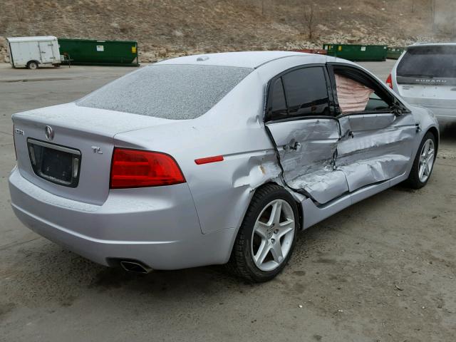 19UUA66204A014072 - 2004 ACURA TL SILVER photo 4