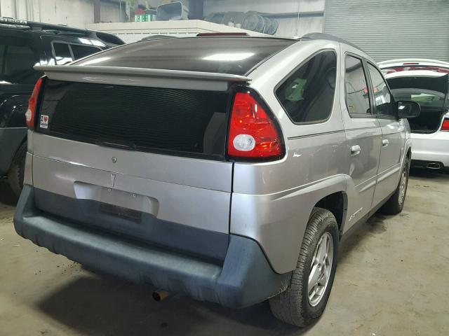 3G7DA03E75S542412 - 2005 PONTIAC AZTEK SILVER photo 4