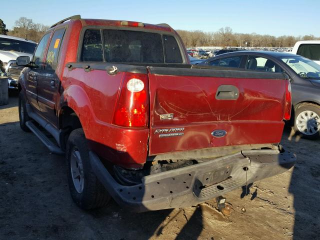 1FMDU67K95UB49938 - 2005 FORD EXPLORER S BURGUNDY photo 3