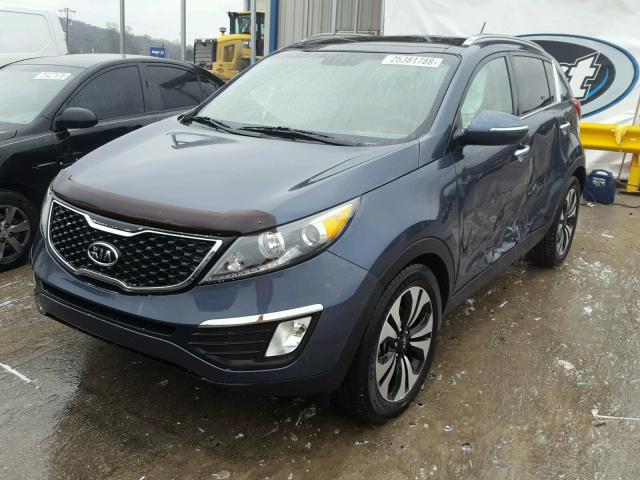 KNDPC3A62C7177767 - 2012 KIA SPORTAGE S BLUE photo 2