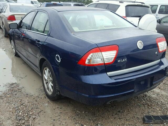 3MEFM07156R650107 - 2006 MERCURY MILAN BLUE photo 3