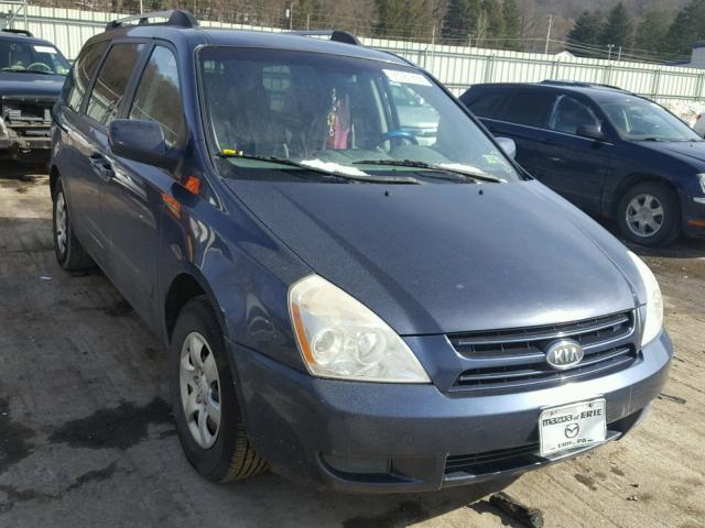 KNDMB233086211057 - 2008 KIA SEDONA EX BLUE photo 1