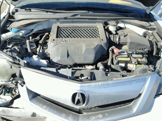 5J8TB2H50AA004808 - 2010 ACURA RDX TECHNO WHITE photo 7