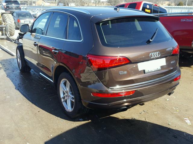 WA1LFAFP5FA031098 - 2015 AUDI Q5 PREMIUM BROWN photo 3