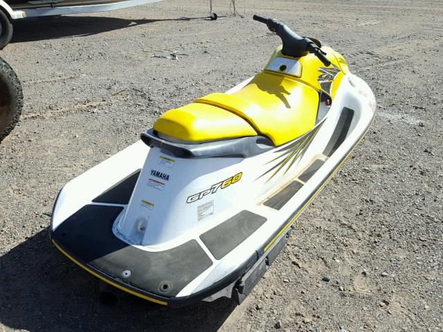 YAMA2505A797 - 1997 YAMAHA WAVERUNNER YELLOW photo 4