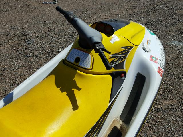 YAMA2505A797 - 1997 YAMAHA WAVERUNNER YELLOW photo 5