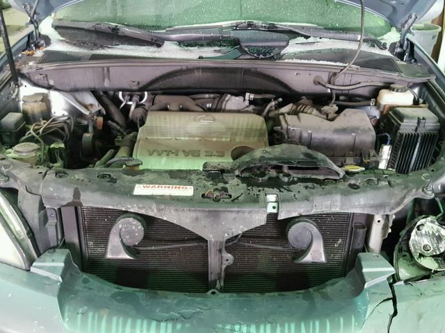 JTJHA31U440023951 - 2004 LEXUS RX 330 BLUE photo 7