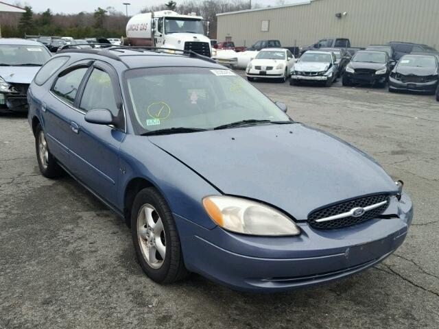 1FAFP5823YA238249 - 2000 FORD TAURUS SE BLUE photo 1