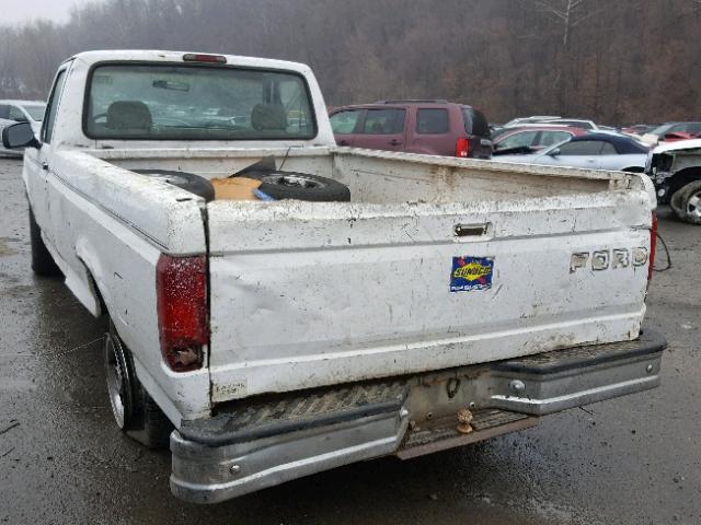 1FTEF15Y5SNA33896 - 1995 FORD F150 WHITE photo 3