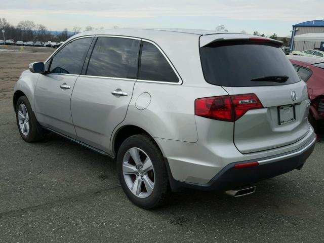 2HNYD2H39DH518685 - 2013 ACURA MDX TECHNO SILVER photo 3