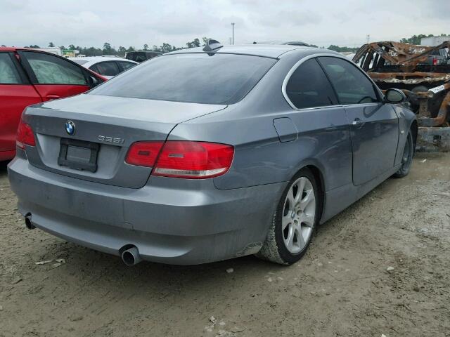 WBAWB73567P022202 - 2007 BMW 335 I SILVER photo 4