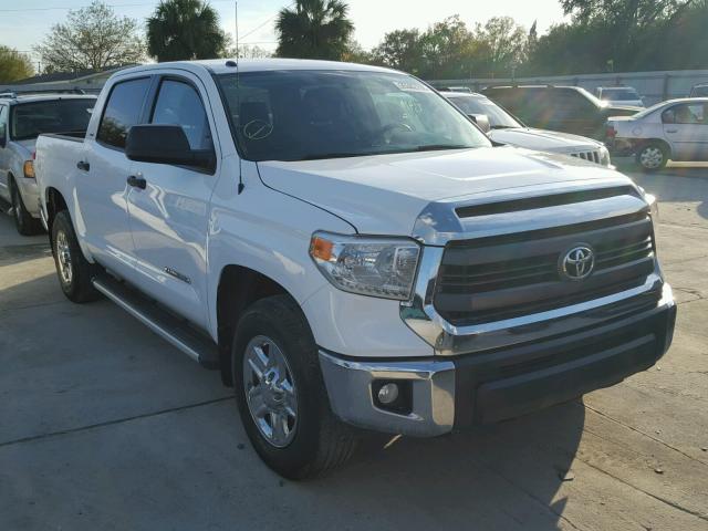 5TFEM5F17FX091081 - 2015 TOYOTA TUNDRA CRE WHITE photo 1