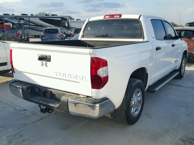 5TFEM5F17FX091081 - 2015 TOYOTA TUNDRA CRE WHITE photo 4