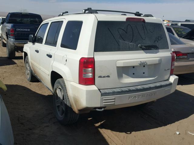 1J8FF48W87D318663 - 2007 JEEP PATRIOT LI WHITE photo 3